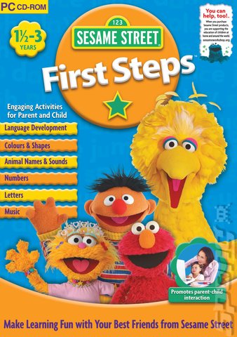 Sesame Street: First Steps - PC Cover & Box Art