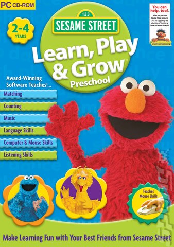 Sesame Street: Learn, Play & Grow Preschool - PC Cover & Box Art