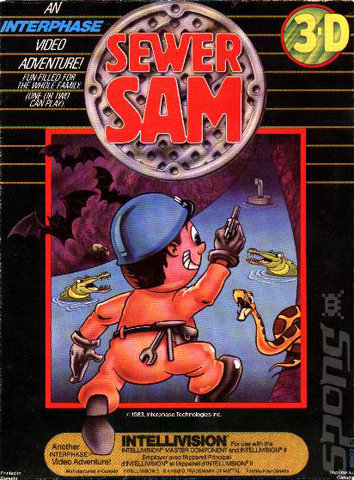Sewer Sam - Intellivision Cover & Box Art
