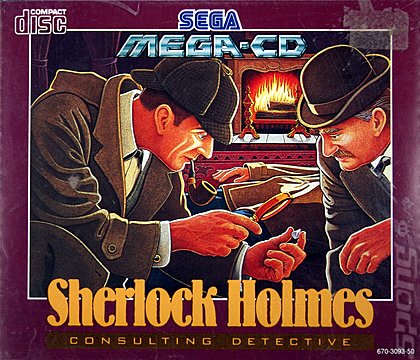Sherlock Holmes: Consulting Detective - Sega MegaCD Cover & Box Art