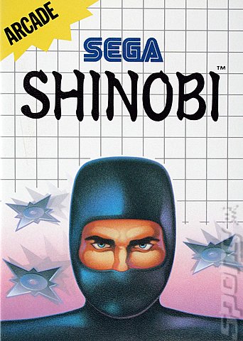 Shinobi - Sega Master System Cover & Box Art