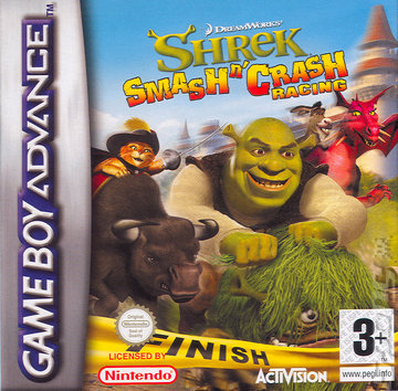 Shrek Smash 'N' Crash - GBA Cover & Box Art