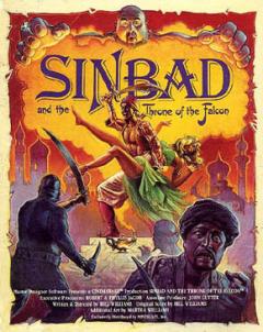 Sinbad and the Throne of the Falcon - C64 Cover & Box Art