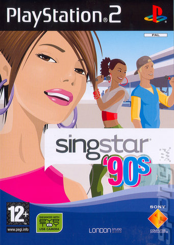 SingStar '90s - PS2 Cover & Box Art