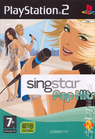 SingStar Pop Hits! - PS2 Cover & Box Art