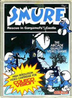 Smurf: Rescue in Gargamel's Castle - Colecovision Cover & Box Art