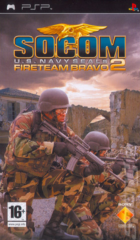 SOCOM: U.S. Navy SEALs Fireteam Bravo 2 - PSP Cover & Box Art