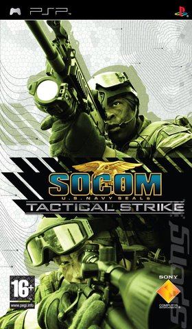 SOCOM US Navy SEALs Tactical Strike - PSP Cover & Box Art