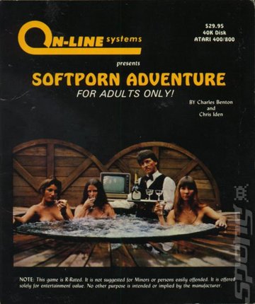 Softporn Adventure - Atari 400/800/XL/XE Cover & Box Art