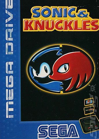 Sonic and Knuckles - Sega Megadrive Cover & Box Art