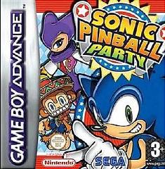 Sonic Pinball Party - GBA Cover & Box Art