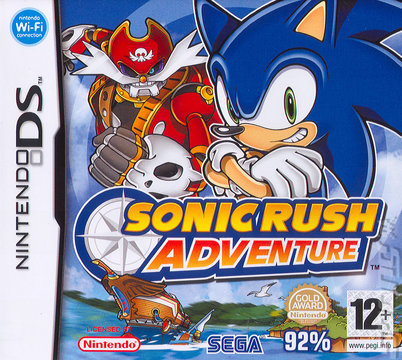 Sonic Rush Adventure - DS/DSi Cover & Box Art