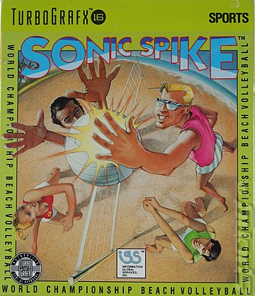 Sonic Spike - NEC PC Engine Cover & Box Art