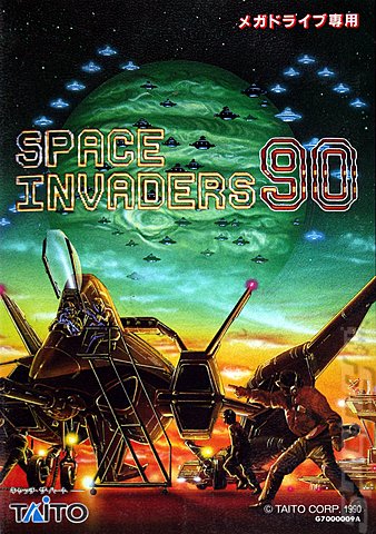 Space Invaders 90 - Sega Megadrive Cover & Box Art