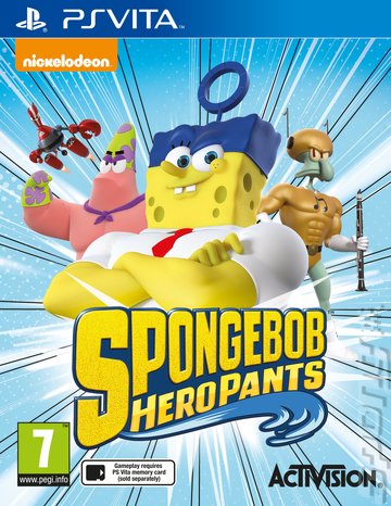 SpongeBob HeroPants - PSVita Cover & Box Art