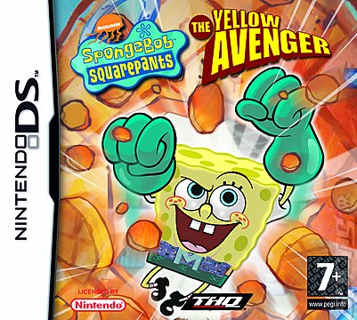 SpongeBob Squarepants: The Yellow Avenger - DS/DSi Cover & Box Art