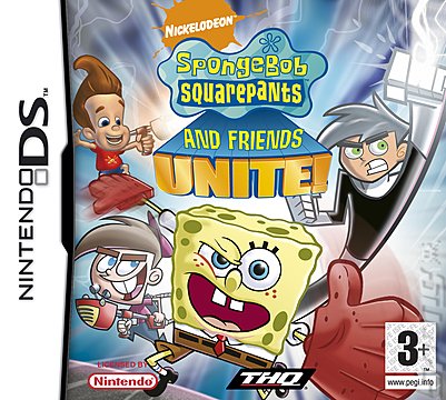 SpongeBob Squarepants and Friends Unite! - DS/DSi Cover & Box Art
