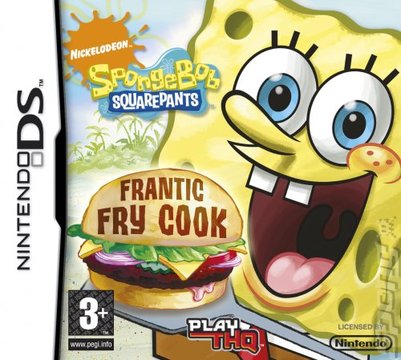 SpongeBob Squarepants Frantic Fry Cook - DS/DSi Cover & Box Art