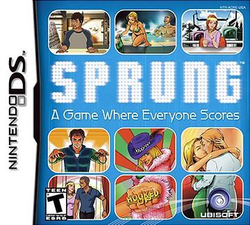 Sprung: The Dating Game - DS/DSi Cover & Box Art