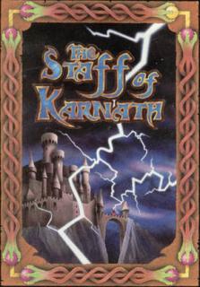 Staff of Karnath - C64 Cover & Box Art