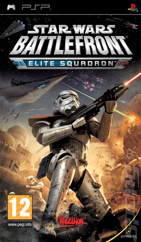 Star Wars Battlefront: Elite Squadron - PSP Cover & Box Art