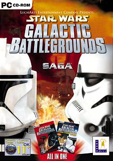 Star Wars: Galactic Battlegrounds Saga - PC Cover & Box Art