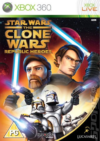 Star Wars: The Clone Wars: Republic Heroes - Xbox 360 Cover & Box Art
