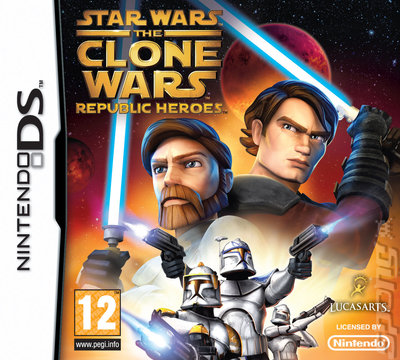 Star Wars: The Clone Wars: Republic Heroes - DS/DSi Cover & Box Art