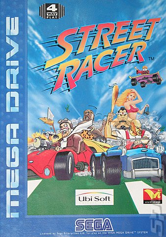 Street Racer - Sega Megadrive Cover & Box Art