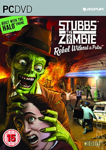 Stubbs the Zombie in "Rebel Without a Pulse" - PC Cover & Box Art