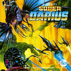 Super Darius - NEC PC Engine Cover & Box Art