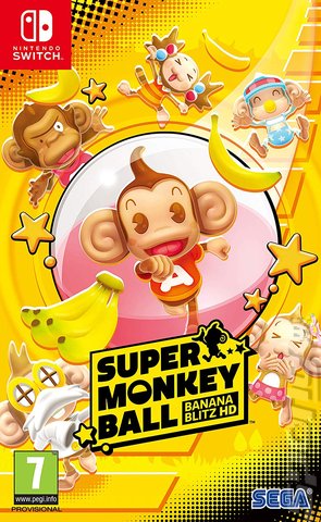 Super Monkey Ball: Banana Blitz - Switch Cover & Box Art