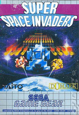 Super Space Invaders - Game Gear Cover & Box Art