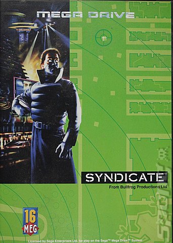 Syndicate - Sega Megadrive Cover & Box Art