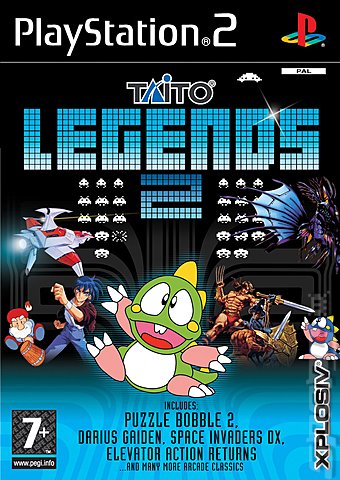 Taito Legends 2 - PS2 Cover & Box Art