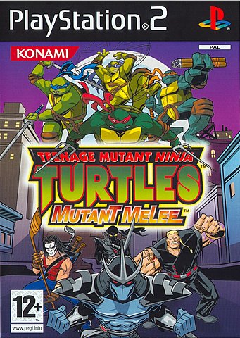 Teenage Mutant Ninja Turtles: Mutant Melee - PS2 Cover & Box Art