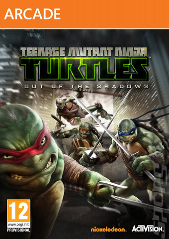 Teenage Mutant Ninja Turtles: Out of the Shadows - Xbox 360 Cover & Box Art
