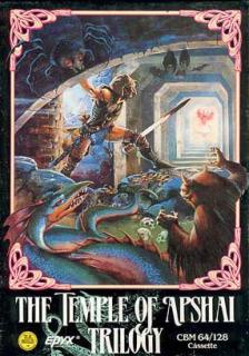 Temple of Apshai Trilogy - C64 Cover & Box Art