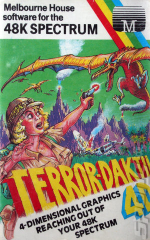 Terror-Daktil 4D - Spectrum 48K Cover & Box Art