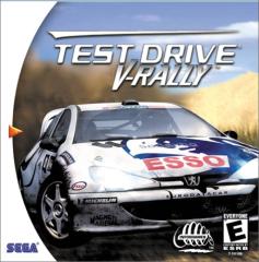 Test Drive V-Rally - Dreamcast Cover & Box Art