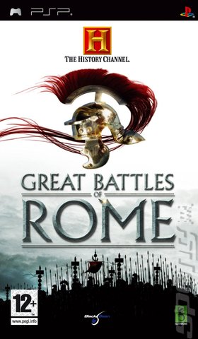 The History Channel: Great Battles of Rome - PSP Cover & Box Art