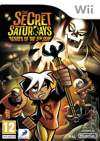The Secret Saturdays: Beasts of the 5th Sun - Wii Cover & Box Art