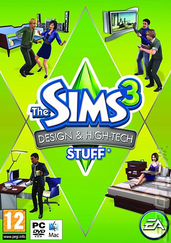 The Sims 3: Design & High-Tech Stuff - PC Cover & Box Art