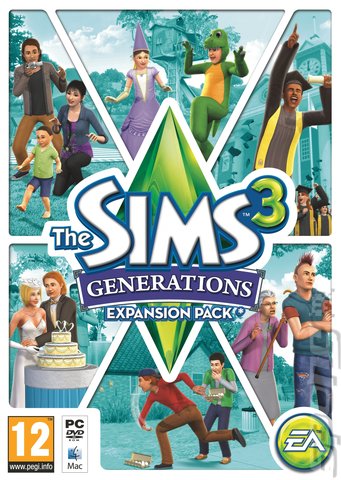 The Sims 3: Generations - Mac Cover & Box Art