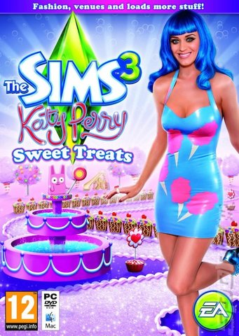 The Sims 3: Katy Perry's Sweet Treats - PC Cover & Box Art