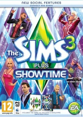 The Sims 3 + Showtime - PC Cover & Box Art