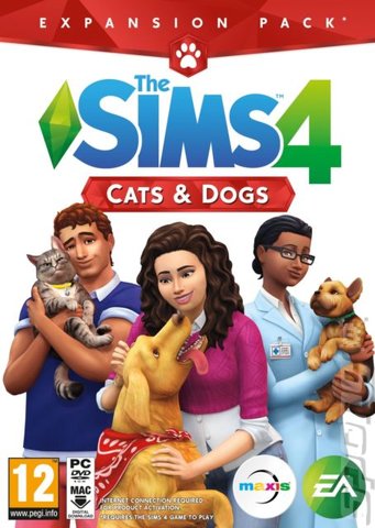 The Sims 4 Cats & Dogs - PC Cover & Box Art