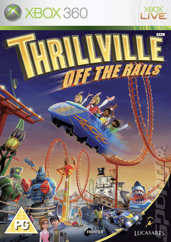 Thrillville: Off the Rails - Xbox 360 Cover & Box Art