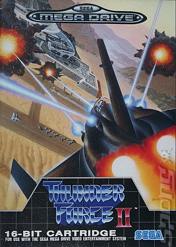 Thunder Force II - Sega Megadrive Cover & Box Art