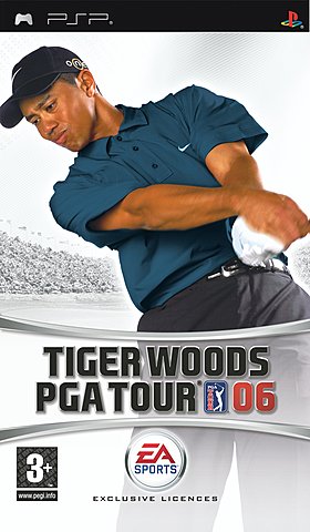 Tiger Woods PGA Tour 06 - PSP Cover & Box Art